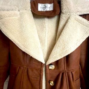 Beautiful Donatella Leather Coat